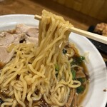 らーめん みずさわ - 麺にしっかり味がついてる！！