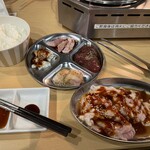 徳川ホルモンセンター - ホルモンランチ　1,100円