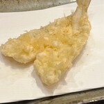 天冨良 かんの - 鱚です。フワッフワの揚げ上がり
