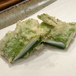 天冨良 かんの - 紋甲烏賊の大葉巻き