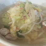 錦楽亭 - 熱々タンメン湯気がすごい