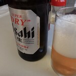 錦楽亭 - 瓶ビールは中瓶