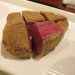 よろにく - ヒレカツ調理後