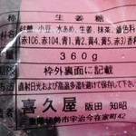 喜久屋 - 裏面表示