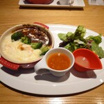 むさしの森 Diner - ビーフシチューと海老クリームのダブルドリア1890円