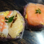 Ootsusabisueriakudariwasabihazushi - 古代鮭寿司と古代春ちらし