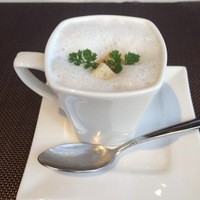 ラ ヴォワール - 冬のスペシャリテ　ごぼうのポタージュ　カプチーノ仕立て
