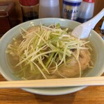 榮ラーメン - 料理写真:ネギラーメン、1,200円。