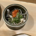 御用寿し - お通し　ふぐ皮