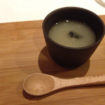 リストランテ サクラ - 2014/12/25  キャビア入り、スープ♪