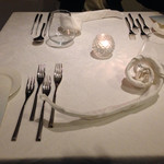 リストランテ サクラ - 2014/12/25  テーブルセッティング