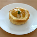 パン・リゾッタ - 桃のブリオッシュ