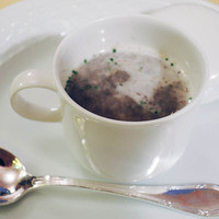 クイーン・アリス 横浜店 - スープ/キノコのスープ　カプチーノ仕立て