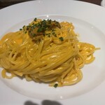 ビストロます家 - 北海道生うにのクリームパスタ