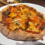 ビストロます家 - とろ～りモツアレラチーズのマルゲリータ