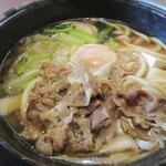 味の民芸 - 料理写真:肉すきうどん・大盛り