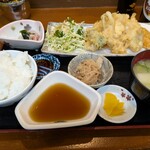 一魚一栄 - 穴子天ぷら定食（日替わり）