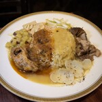 ネグラ 妄想インドカレー - ■越境ミールス ￥1.700