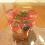一凛 - 水菓子　苺とブルーベリーのレモンジュレ