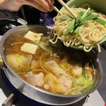 焼き鳥ともつ鍋 ぶあいそ - ちゃんぽん麺