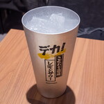 黒部トンテキ八角 - サントリーでかレモンサワー