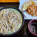 手打ちそば こもりや - 料理写真:もりそば(並)、天婦羅盛合せ