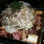 個室焼肉 ごっこや - ちりとり鍋（「おまかせ」です）