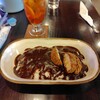 喫茶 ベニ屋 - しいたけカツカレーとアイスレモンティー