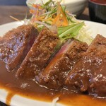 洋食の朝日 - 口頭オーダー
            ✅ビーフカツ定食¥1.900❣️
            　※圧倒的一番人気
            　※後会計〜キャッシュオンリー
            　※ご飯お代わり無料