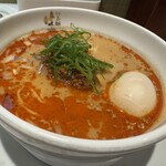 らぁ麺 はやし田 - 味玉担々麺