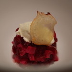 ライラ - 前菜1 蛸とビーツのタルタル 2015.1.2x