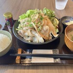 しょうが焼き 花緑青 - 