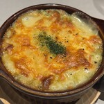 食堂アローカメラ - カニと百合根、青さ海苔のクリームグラタン