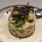 食堂アローカメラ - 海老とセロリのクスクスサラダ