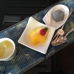 日本料理　時宜 - デザートはソファー席移動してゆっくり頂きます