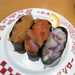 スシロー - 料理写真:北海道軍艦3貫盛り