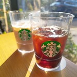 スターバックスコーヒー - ドリンク写真:アイスコーヒーとアイスソイラテ