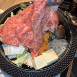 黃金出汁涮涮鍋與江戶前壽司 肉之Asatsu 梅田御初天神店 - 