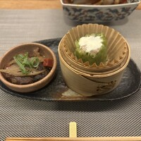 スチーム Dim sum&Wine - お通し