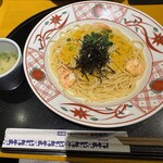 五右衛門 - 料理写真:紅ズワイガニと海老と本からすみのアーリオオーリオペペロンチーノ