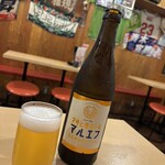 大衆餃子酒場 わいず家 - マルエフ中瓶680円