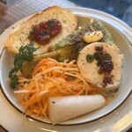 お酒と珈琲 常夜燈 - 料理写真:前菜の盛り合わせ