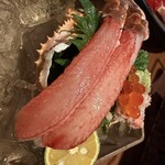 かに地獄 - ズワイ蟹の刺身