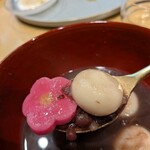 カフェ加賀麩不室屋 - 麩ぜんざい 1,200円✨️しら玉麩は温かいと 柔らかくてもっちもちです♡