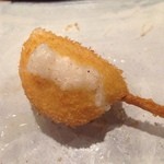 串かつ あーぼん - 白いお餅