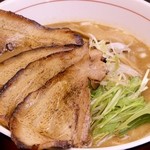 武蔵乃麺 - 炙りチャーシュー濃厚黒醤油らーめん