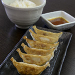 武蔵乃麺 - 肉ギョーザ＆ライスセット