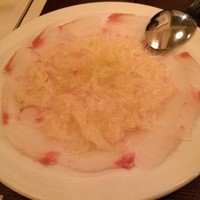 ロッツォシチリア - ヒラメと水晶文旦のカルパッチョ