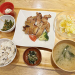 おぼんdeごはん - 料理写真:鶏のもろみ醤油焼き定食(2026/01撮影)