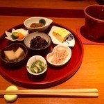 Teishoku Satou - 定食セットのミニ小鉢たち！